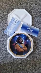 Vintage Star Trek Next Generation Collectors Plate Lt. Worf Hamilton Collection - Bild 1 von 1