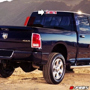 CUBIERTA DE TERCERA LUZ DE FRENO PARA DODGE RAM 2009 10 11 12 14 15 16 17 CROMO 3a CUBIERTA - Imagen 1 de 2