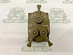 NEW 3 lever light switch m35a2 m809 m939 HMMWV m998 m923 m923a2 m998 5113-1 - Picture 1 of 4