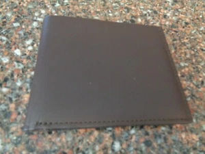 J.CREW Men's Brown Leather Wallet Brand New - Picture 1 of 6