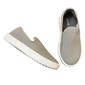 Allbirds Wool Lounger Woven Slip On Loafer Sneakers Pewter Grey Women Size 6 NEW - Picture 1 of 7