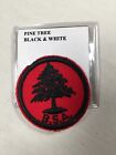 Pin Tree rouge feutre noir BSA Patrol Medallion patch BSA