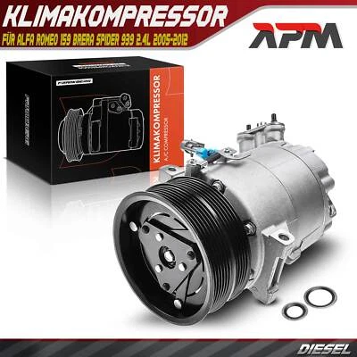 A/C Compressor 7ZCVC for Alfa Romeo 159 Brera Spider 939 2.4 JTDM 2005-2012 - Image 1 of 4