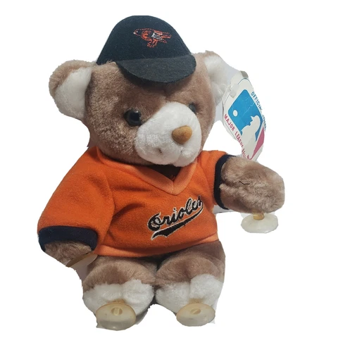 Baltimore Orioles Plush Vtg Steven Smith Stuffed Animal Alt Orange Uniform Cover