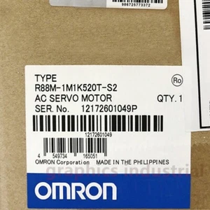 New Genuine Omron R88M-1M1K520T-S2 Servo Motor R88M-1M1K520T-S2 In Box - Picture 1 of 6