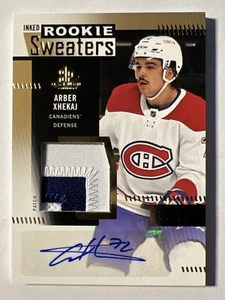 2022-23 SP Gioco Usato /25 SP Maglioni Inchiostro ROOKIE Arber XHEKAJ #08/25 RC UD #AX - Foto 1 di 3