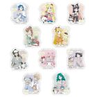 New Sailor Moon × Sanrio Characters Collabo Acrylic Clip All 10 Set From Jpn