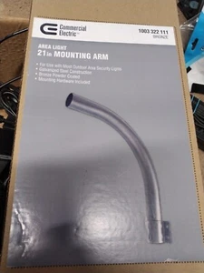 Comemrcial Electric Powder Coated Durable Bronze Area Light Mounting Arm - Picture 1 of 3