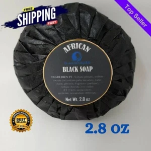 2,8 Unzen Afrikanische Schwarze Seife - 100 % Original - Premium Qualität Inhaltsstoffe für die Hautpflege - Bild 1 von 4