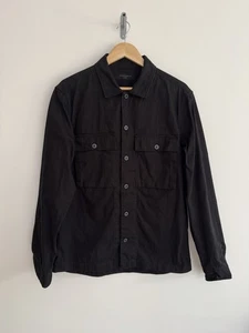 Allsaints “Recon” Distressed Look Shirt/Overshirt /Shacket Black Large - Picture 1 of 14