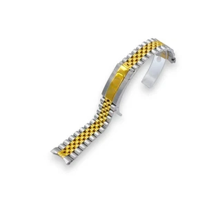 20mm Two Tone Steel Bracelet For Rolex DATEJUST 16018, 16233, 16234, 16238 - Picture 1 of 7