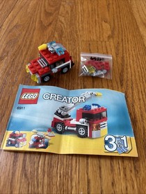 LEGO CREATOR 6911 Mini Fire Truck, Jeep, Helicopter 3 In 1 Set