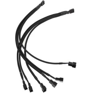 2 Pcs Cavo Adattatore CPU Divisore Della Ventola Scheda Madre Prolunga - Afbeelding 1 van 12