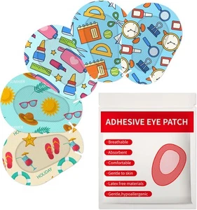 90pcs Kids Adhesive Eye Patches Cute Design Breathable Light Blocking... - Picture 1 of 8