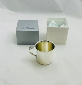 Vintage American Wallace Sterling Silver Alphabet Baby  Cup With Box Never Used - Picture 1 of 12
