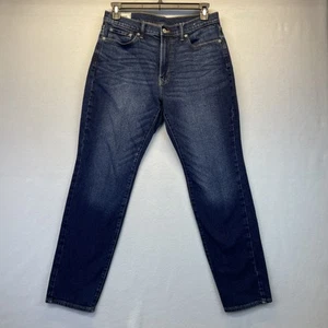 Abercrombie Fitch Jeans 34x32 (Fits 32x29.5) Blue Athletic Slim Straight Stretch - Picture 1 of 15