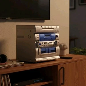 Alba CD Mini Musikanlage Mini3060 Twin Cassette Tuner - Bild 1 von 9