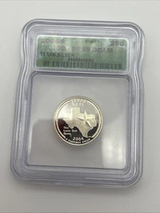 2004-S 25C ICG - PR69 DCAM Texas, Silver State Quarter - Picture 1 of 4