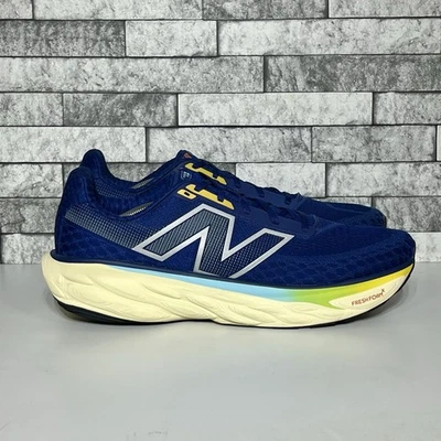 Tênis esportivo New Balance Fresh Foam 1080 masculino 13 azul amarelo - Imagem 1 de 4