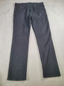 Levis 511 Jeans Men's 34x30 Black Slim Fit Stretch Tapered Leg Five Pocket Denim - Picture 1 of 10