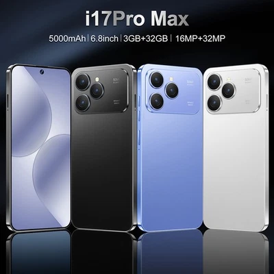 NEW i17 Pro Max 5G Unlocked Smartphone 32GB Android 13 Dual SIM Cheap Cell Phone - Image 1 of 4