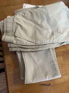 BOYS SIZE 8 GAP KHAKI UNIFORM PANTS 2 PAIR TCP 2 PAIR SHORTS SCHOOL KHAKI - Picture 1 of 6