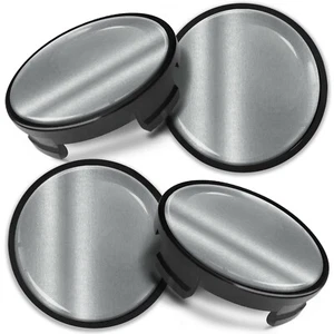 Kompatibel mit Ford Nabendeckel Nabenkappen Radnabendeckel 54mm Silber Schwarz - Bild 1 von 5