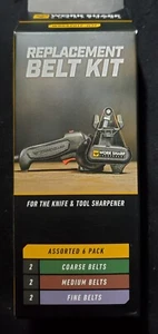 Work Sharp Replacement Belt Kit, 2 Coarse, 2 Medium, 2 Fine Belts In Kit. BNiB. - Picture 1 of 3