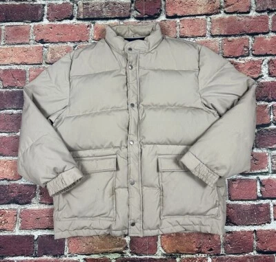 Abrigo chaqueta acolchada vintage Montgomery Ward años 70 para hombre plumas grandes Foto 1 de 4