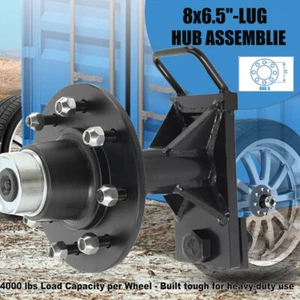 Rueda de eje de contenedor de envío de alta resistencia con husillo atornillable 8 x 6,5 orejetas EE. UU. - Imagen 1 de 12