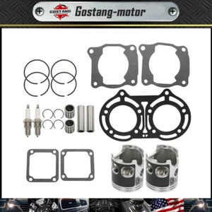 Pistons Piston Set Gasket Kit For Yamaha Banshee YFZ 350 64mm 64 Pro X 1987-2006 - Picture 1 of 13