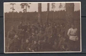 Gruppe Militärperson Militäruniform 1919- 40 Lettland Foto Postkarte 1 Stück - Bild 1 von 2