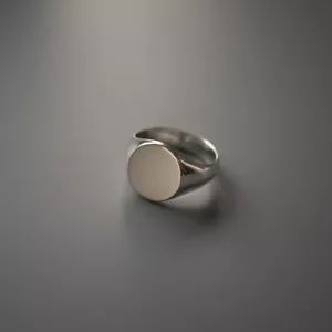 Signet Ring Silver for Men Jewellery Ring Size 10 Gift Idea FREE UK DELIVERY - Picture 1 of 13