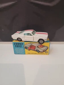 Corgi 325 Ford Mustang Fastback 2+2 In Original Box - Good Vintage 1960s Model - Picture 1 of 8