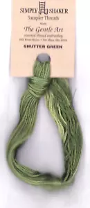 Gentle Art Simply Shaker Sampler Thread GREEN 10 yds Cross Stitch Needlepoint - Picture 1 of 2