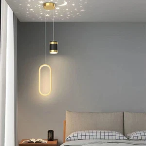 LED Bedroom Pendant Lighting Kitchen Pendant Light Shop Lamp Home Ceiling Lights - Picture 1 of 3