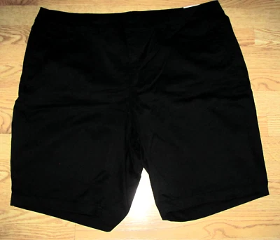 NWT Womens LANE BRYANT Black Stretch BERMUDA Shorts Size 20 - Изображение 1 из 2