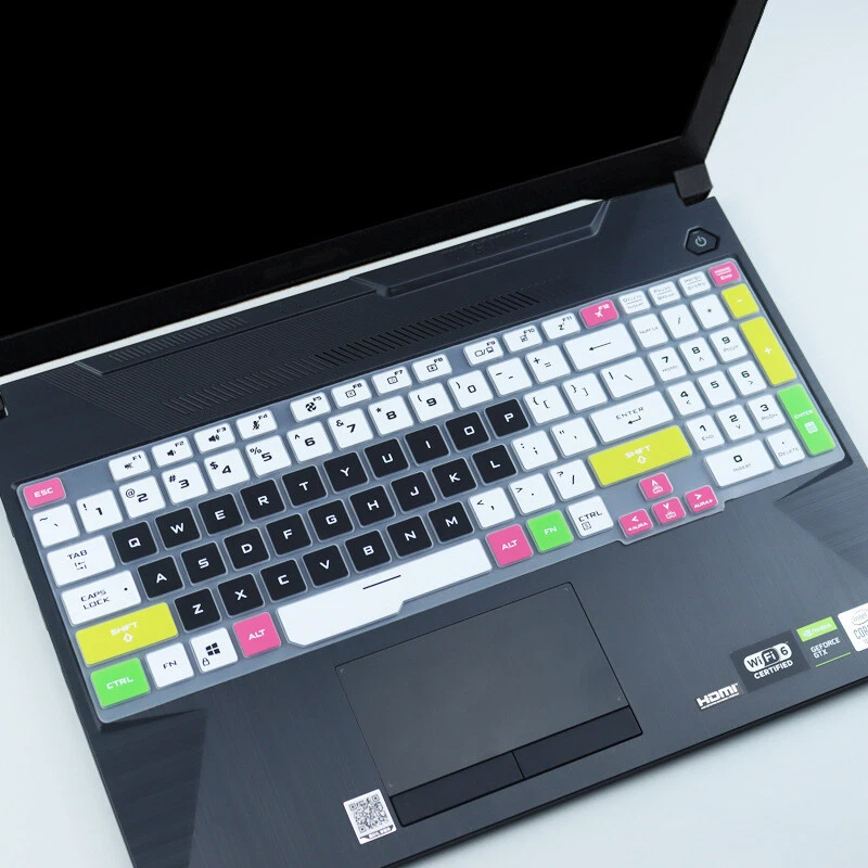 Keyboard Cover skin for ASUS FA506IV,FX506 FA506IU FA706II, FX706 TUF506 TUF706 - Image 1 of 1