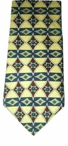 Seville Row SCHÖNE 100 % Seide Krawatte beige burgund rot blau grau Herren 56" L - Bild 1 von 6