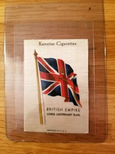 KENSITAS CIGARETTES SILK FLAG 2 1/8" x 3" - Early 1900's NM+ Condition - Picture 1 of 1