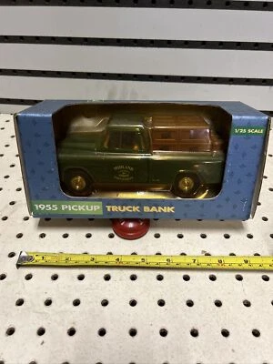 1992 Ertl John Deere 1955 Pickup Truck Bank 1/25 Scale Die-Cast - Image 1 of 4
