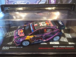 FORD PUMA REDBULL RALLYE MONTE CARLO 2022 LOEB + FASCICULE SCALE 1/43 ALTAYA - Imagen 1 de 4