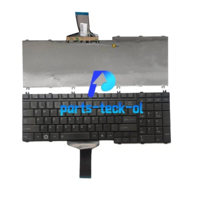 For Toshiba Satellite L500 L505 L500D L505D L510 L550 L555 Matte Keyboard US - Imagem 1 de 4