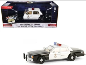 1989 Chevrolet Caprice Los Angeles Police Car Greenlight 1/24 Scale Hot Pursuit - Picture 1 of 3