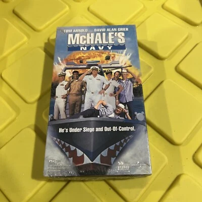 McHales Navy (VHS 1997) Tom Arnold, David Alan Grier, Tim Curry, Dean Stockwell - Image 1 of 2