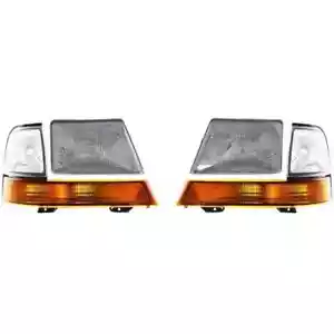 RANGER 98-00 HEAD LAMP RH AND LH, Assembly, Halogen, 4-pc kit, with Corner Light - Picture 1 of 12