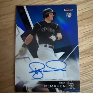 RYAN MCMAHON 2018 Topps Finest Blue Ref Auto RC 047/150 - Picture 1 of 3