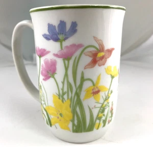 Vintage Seymour Manning Day Lily Flowers Coffee / Tea Cup Mug Multi-Color - Picture 1 of 8