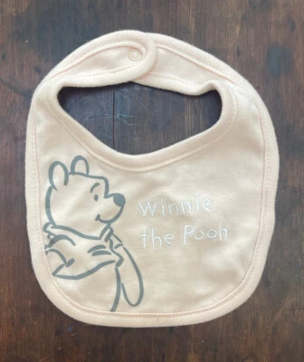 Disney Bebé Niña Lindo Winnie The Pooh Cierre a Presión Mezcla de Algodón Babero Rosa 3/6 M Foto 1 de 4