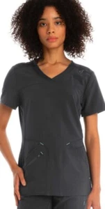 Scrubstar Women's Antimicrobial Premium Performance Tonal Contrast Scrub Set - Picture 1 of 15